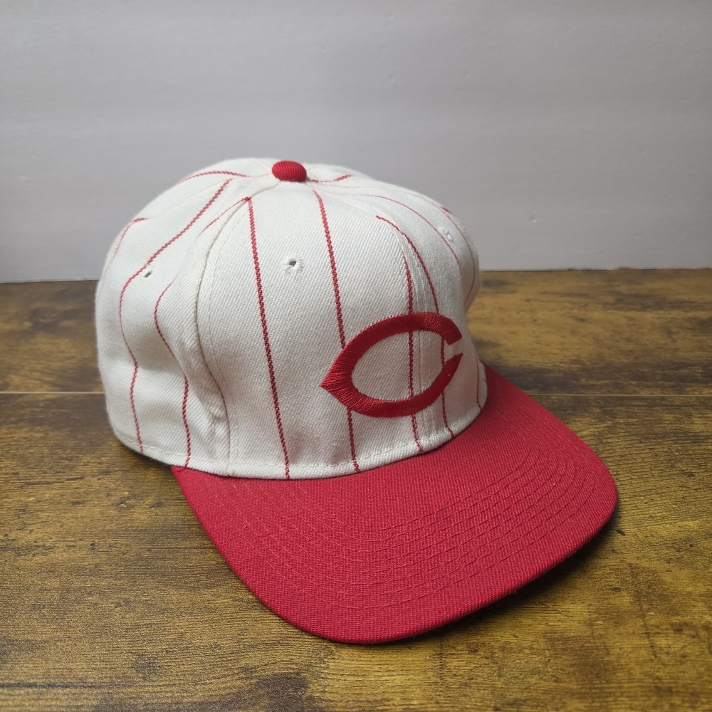 Vintage Cincinnati Reds Sports Specialties Pro Fitted 7 3/8 Pinstripe MLB Hat
